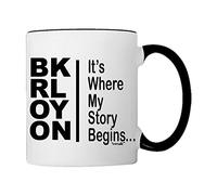 Brooklyn, C'Est Là Que Mon Histoire Commence (Cadeau) Mug Drôle Tasse Pratiques Tasses À Thé Pour Cuisine L'École Cacao 330Ml