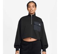 Brooklyn Fleece French Terry Quarter Zip Hike Mike noir L