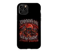 Brooklyn Halloween Gothic Bridge Pumpkin Nightmare Coque pour iPhone 11 Pro