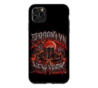 Brooklyn Halloween Gothic Bridge Pumpkin Nightmare Coque pour iPhone 11 Pro Max