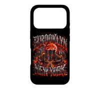 Brooklyn Halloween Gothic Bridge Pumpkin Nightmare Coque pour iPhone 17 Pro