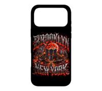 Brooklyn Halloween Gothic Bridge Pumpkin Nightmare Coque pour iPhone 17 Pro Max