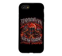 Brooklyn Halloween Gothic Bridge Pumpkin Nightmare Coque pour iPhone SE (2020) / 7/8