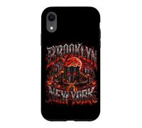 Brooklyn Halloween Gothic Bridge Pumpkin Nightmare Coque pour iPhone XR