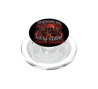 Brooklyn Halloween Gothic Bridge Pumpkin Nightmare PopSockets PopGrip pour MagSafe
