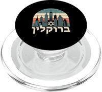 Brooklyn Hébreu New York Quartier Juif New York Skyline PopSockets PopGrip pour MagSafe