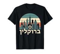 Brooklyn Hébreu New York Quartier Juif New York Skyline T-Shirt