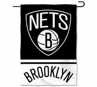 Brooklyn Nets Double Face Jardin Drapeau
