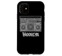 Brooklyn New York Boom Box 1980s Nostalgia Coque pour iPhone 11