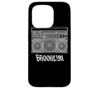 Brooklyn New York Boom Box 1980s Nostalgia Coque pour iPhone 15 Pro