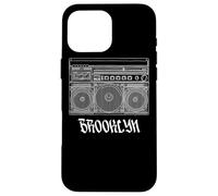 Brooklyn New York Boom Box 1980s Nostalgia Coque pour iPhone 16 Pro Max