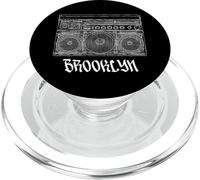 Brooklyn New York Boom Box 1980s Nostalgia PopSockets PopGrip pour MagSafe