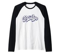 Brooklyn New York City Illustration Outfit Graphic Design Manche Raglan