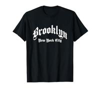 Brooklyn - New York City - Old School/Gothic - Classic T-Shirt Graphique avec Valeur