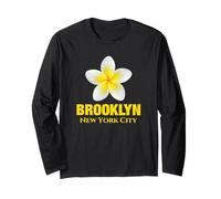Brooklyn New York City Tropical Yellow Frangipani Flower Manche Longue