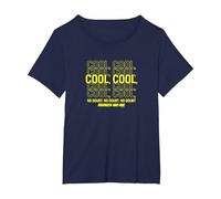Brooklyn Nine-Nine Cool T-Shirt, Femme Grandes Tailles, Bleu Marine, 1X