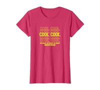 Brooklyn Nine-Nine Cool T-Shirt, Femme, Rouge Chiné, XL