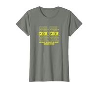 Brooklyn Nine-Nine Cool T-Shirt, Femme, Vert Kaki chiné, XS