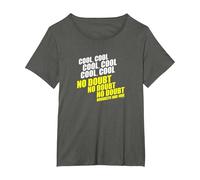 Brooklyn Nine-Nine, sans Aucun Doute T-Shirt, Femme Grandes Tailles, Asphalte, 1X