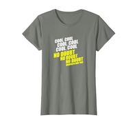 Brooklyn Nine-Nine sans Aucun Doute T-Shirt, Femme, Vert Kaki chiné, M