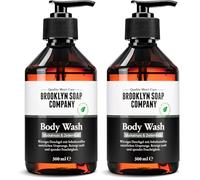 Brooklyn Soap Company Gel douche pour homme 300 ml Nettoie en douceur et hydrate (Lot de 2)