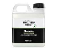 Brooklyn Soap Company Recharge de shampoing 1 l - Pour homme - Shampooing nourrissant à la vitamine E - Pour le lavage quotidien des cheveux