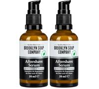 Brooklyn Soap Company, Sérum après-rasage 50 ml - Soin naturel après le rasage - Apaise la peau, prévient les irritations & atténue les rougeurs (Lot de 2)
