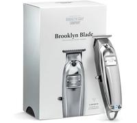 Brooklyn Soap Company Tondeuse à barbe Brooklyn Blade USB-C - Rasoir électrique professionnel pour homme - Acier inoxydable, 5 embouts
