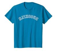 Brooklyn Upside Down Reverse Athletic Hommes Femmes T-Shirt