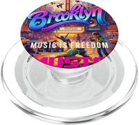 Brooklyn Vibes, Cool Brooklyn Street Music Free Style PopSockets PopGrip pour MagSafe
