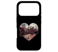 Brooklyn Vintage Heart T-Shirt - Retro NYC Bridge Souvenir Coque pour iPhone 17 Pro