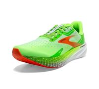 Brooks Homme Hyperion Max Sneaker, Green Gecko/Red Orange/White, 42.5 EU