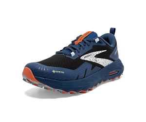 BROOKS 1104021D062 Cascadia 17 GTX Sneaker Male Black/Blue/Firecracker EU 42.5