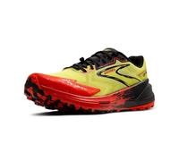 BROOKS Homme Catamount 3 Sneaker, Citron Vert Acide/Tomate Cerise/Noir, 45 EU