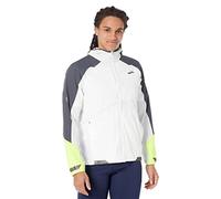 BROOKS 211406134 Run Visible Convertible Jacket Jacket Homme White/Asphalt/Nightlife Taille 35