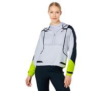 BROOKS 221560134 Run Visible Convertible Jacket Jacket Femme White/Asphalt/Nightlife Taille 30