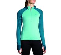 BROOKS 221568438 Notch Thermal Hoodie 2.0 Sweatshirt Femme Aqua/Moroccan Blue Taille 35
