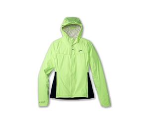 BROOKS 221608751 High Point Waterproof Jacket Jacket Femme Lime/Navy Taille 40