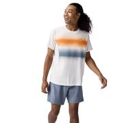 BROOKS Atmosphere Short Sleeve 3.0 - Homme - Blanc / Orange - taille XL- modèle 2025