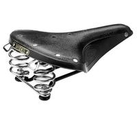 Brooks B67 Selle Vélo Cuir Noir Ressorts Chrome 1 Pièce