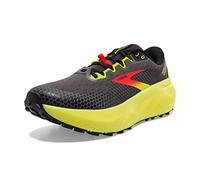 Brooks Homme Gymnastics Shoes Chaussure de Course, Noir, Rouge Ardent, Jaune Flamboyant, 42.5 EU