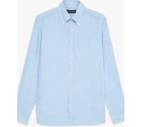 Brooks Brothers Button Down Shirt Linen Light Blue Taille: XL | Chemises d'affaires Outlet | Homme | Blanche