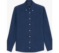 Brooks Brothers Button Down Shirt Linen Navy Taille: S | Chemises d'affaires Outlet | Homme | Blanche