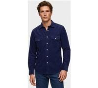 Brooks Brothers Casual Solid Shirt Dark Blue Taille: M | Casual chemises Outlet | Homme | Bleu