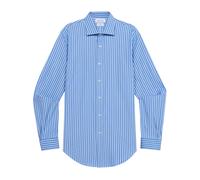 Brooks Brothers - Chemise ajustée en popeline avec col London - Homme - Chemises - Bleu - Taille: 3XL