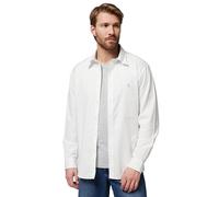 Brooks Brothers Chemise de Sport Oxford sans Repassage pour Homme - Manches Longues - Uni - Blanc - XXL, Blanc, XXL