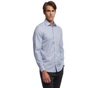 Brooks Brothers - Chemise habillée Milano coupe ajustée infroissable - Homme - Chemises - Bleu - Taille: L