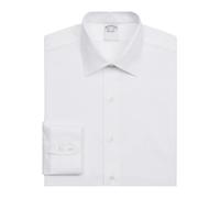 Brooks Brothers - Chemise habillée Regent Regular Fit Stretch Supima Cotton Non-Iron Twill à col Ainsley - Homme - Chemises - Blanc - Taille: L