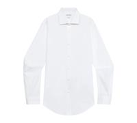 Brooks Brothers - Chemise Popeline Coupe Ajustée Col London - Homme - Chemises - Blanc - Taille: M