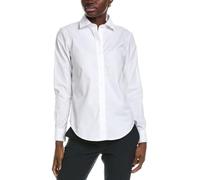 Brooks Brothers Chemisier extensible à manches longues pour femme, blanc, 34
